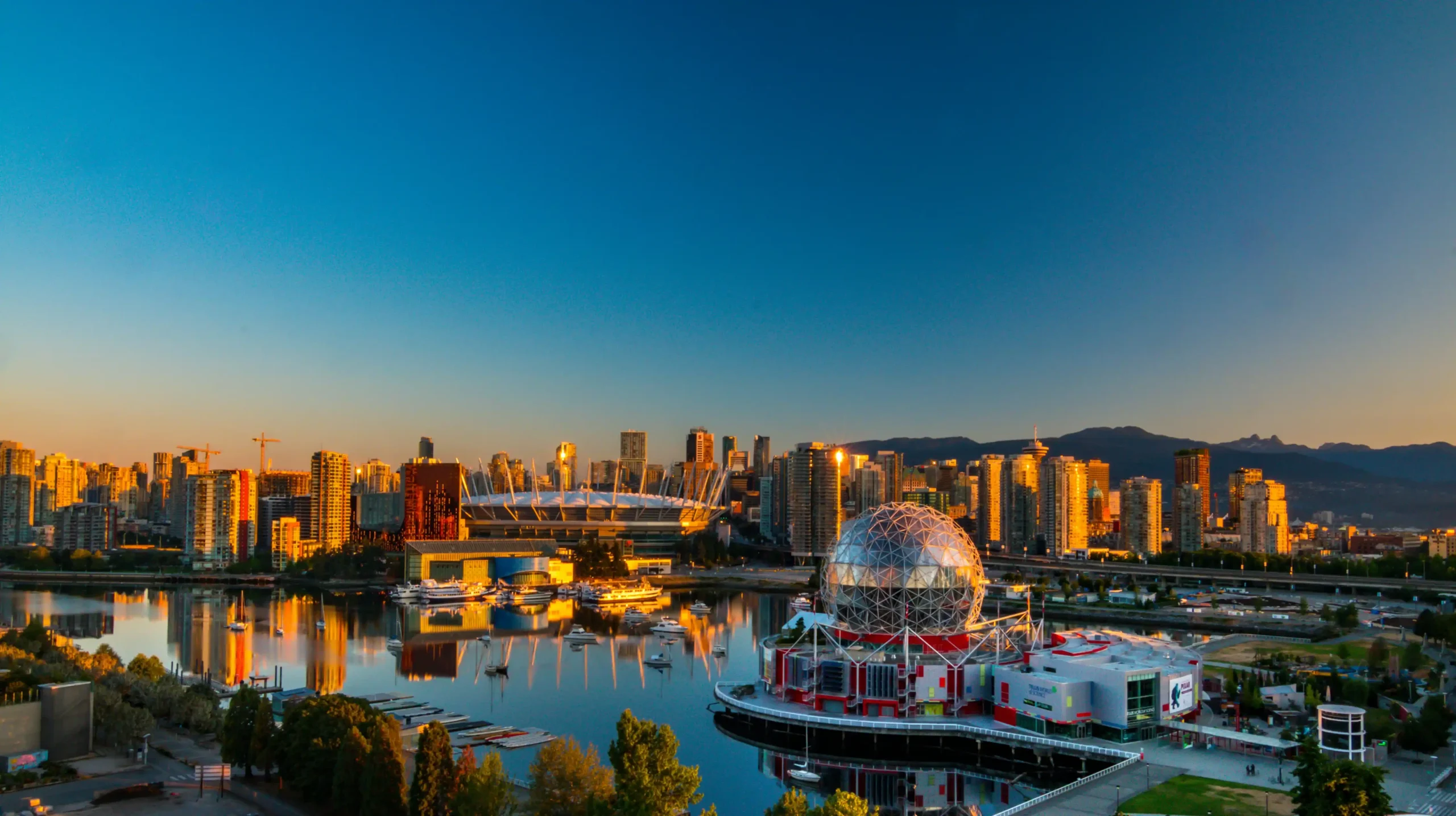 Vancouver condo towers along False Creek, where buying a strata home starts with the Form B