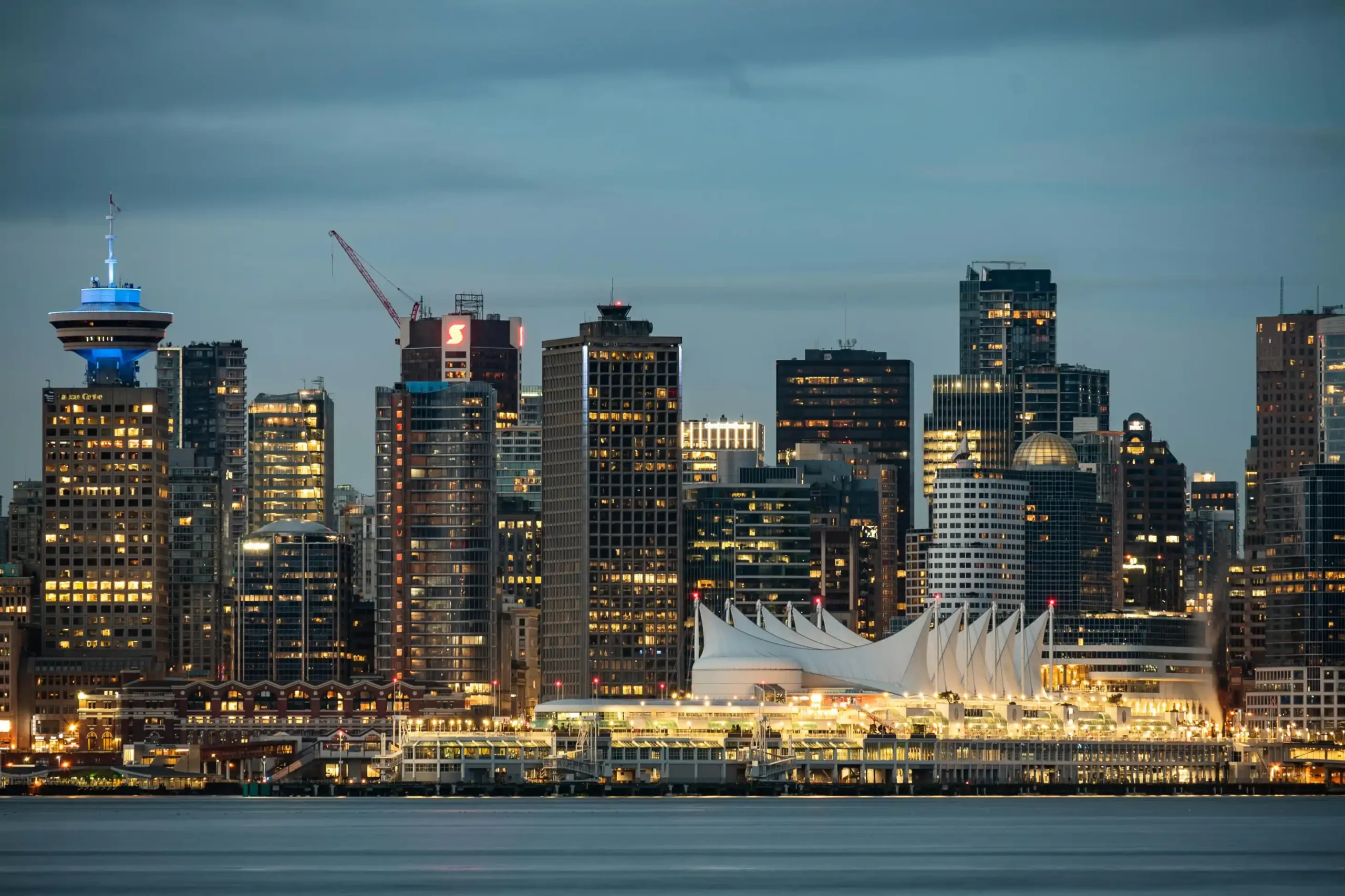 Downtown Vancouver skyline, part of the Greater Vancouver real estate market